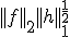 ||f||_2||h||_1^{\frac{1}{2}}